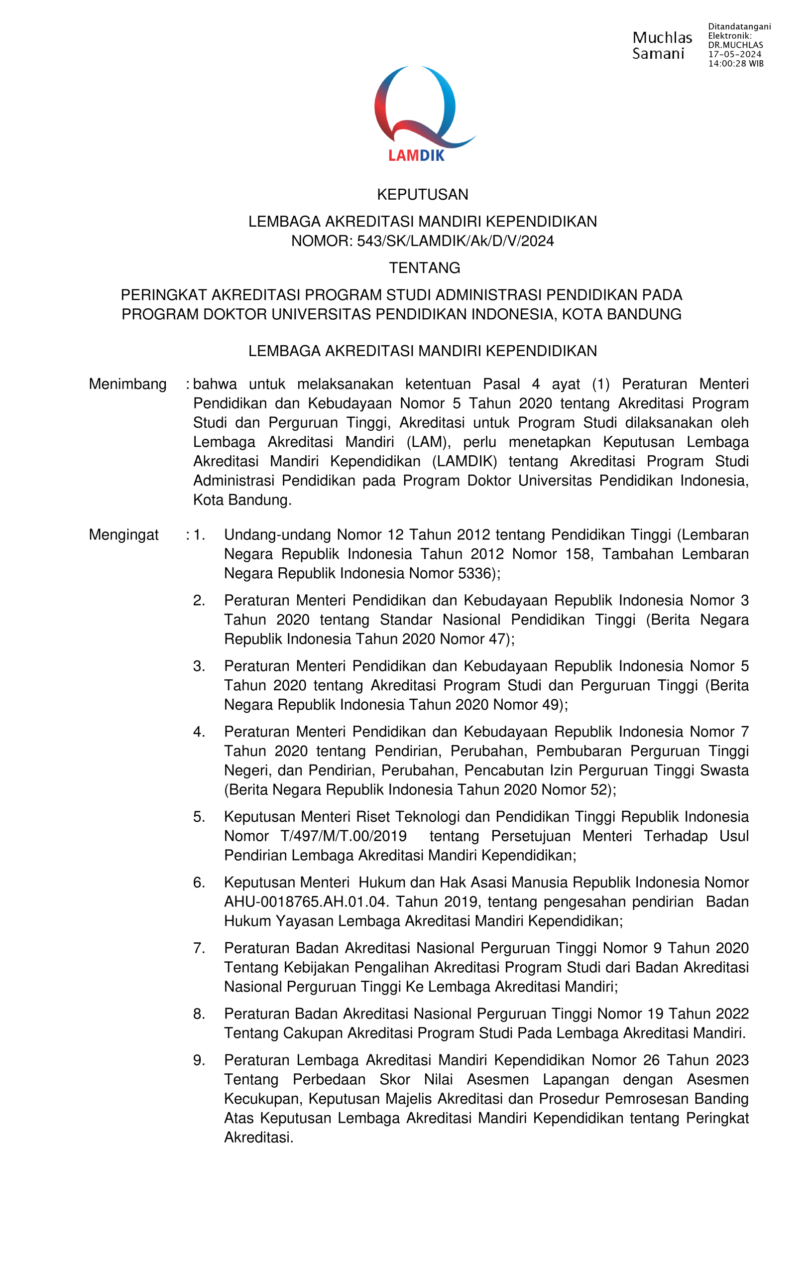 Pratinjau Sertifikat