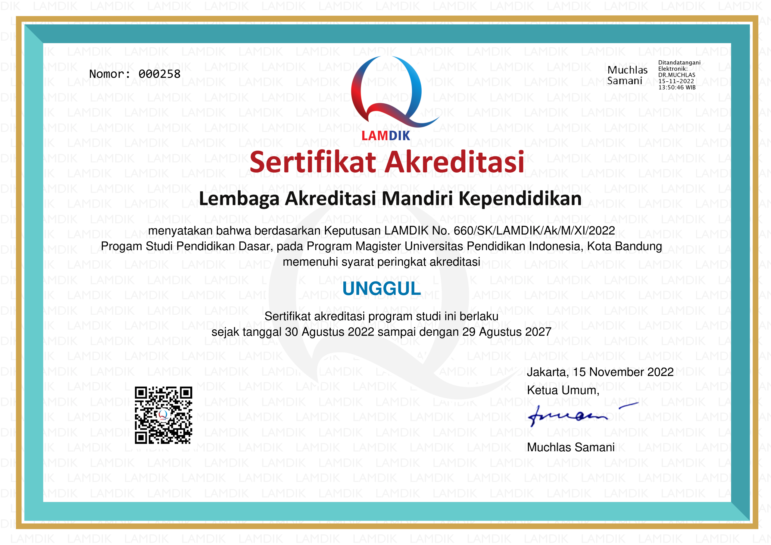 Pratinjau Sertifikat
