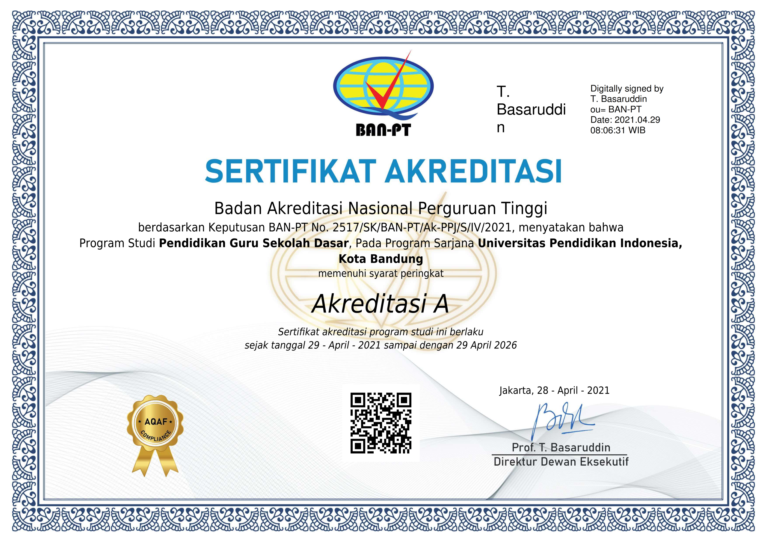 Pratinjau Sertifikat