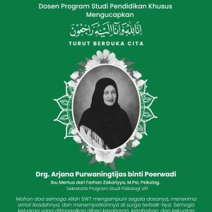 Keluarga Besar PKh UPI Turut Berduka Cita