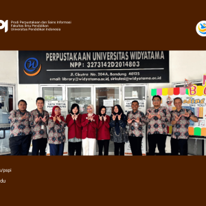 MAHASISWA PRODI PERPUSINFO MELAKUKAN MAGANG MANDIRI DI PERPUSTAKAAN UNIVERSITAS WIDYATAMA