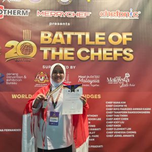 Mahasiswa Pendidikan Khusus UPI Roainun Raih Medali Perak di Ajang The Battle of the Chefs 2026 di Malaysia