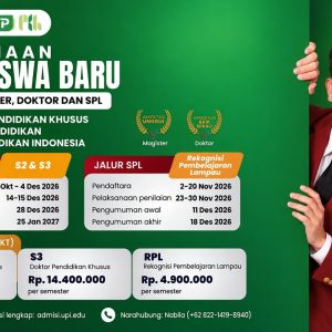 TELAH DIBUKA! PENDAFTARAN MAHASISWA BARU PENDIDIKAN KHUSUS UPI 2026/2027